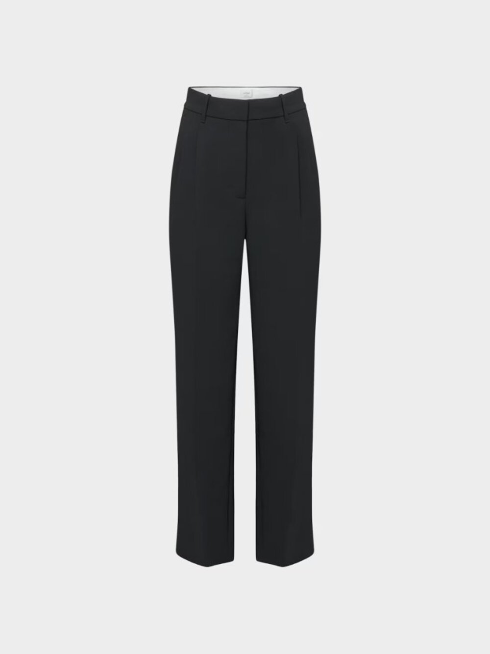 Aritzia The Effortless Pant - Crepette - size 8 Tall - Black